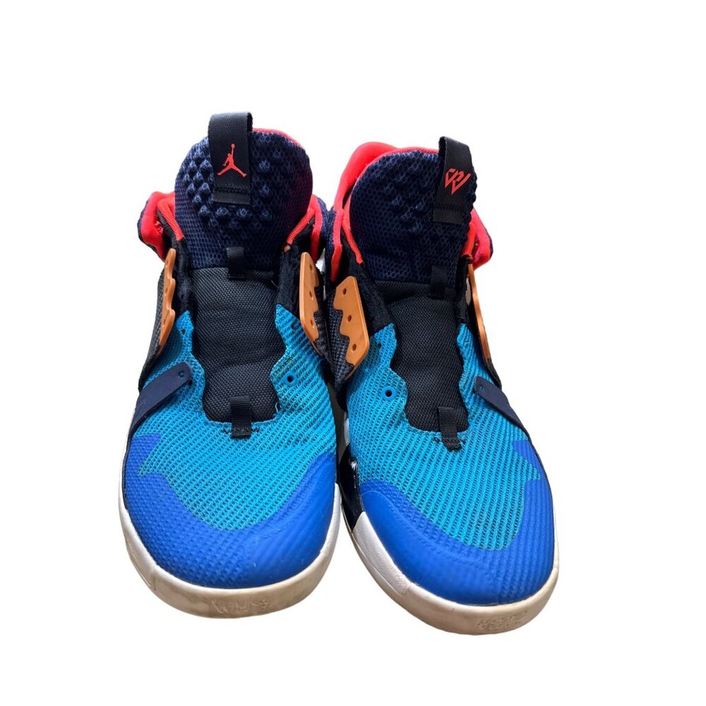Nike Air Westbrooks zoom men’s multicolored basketball shoes sneakers size 16 SK